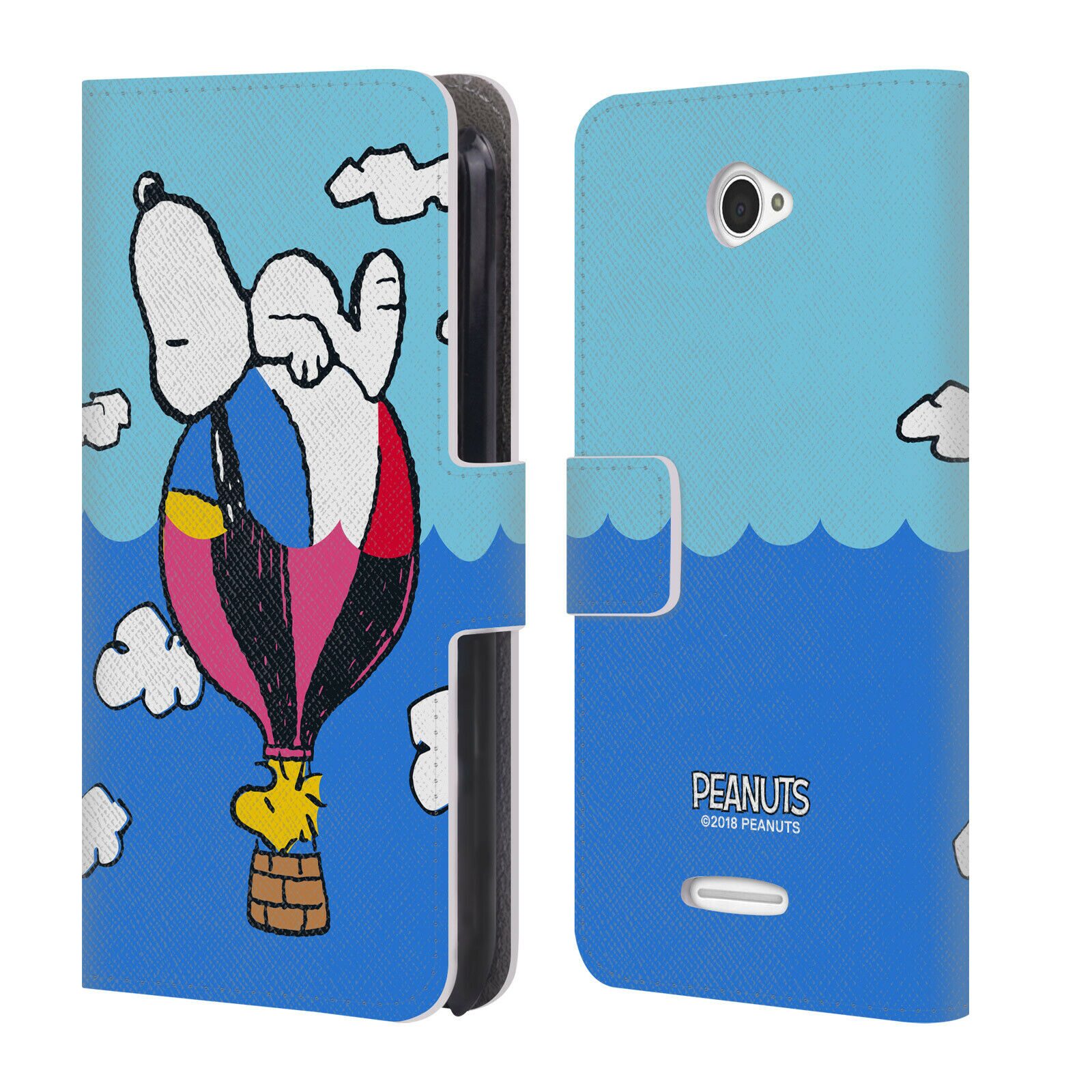 

OFFICIAL PEANUTS HALFS AND LAUGHS LEATHER BOOK WALLET CASE FOR SONY PHONES 2