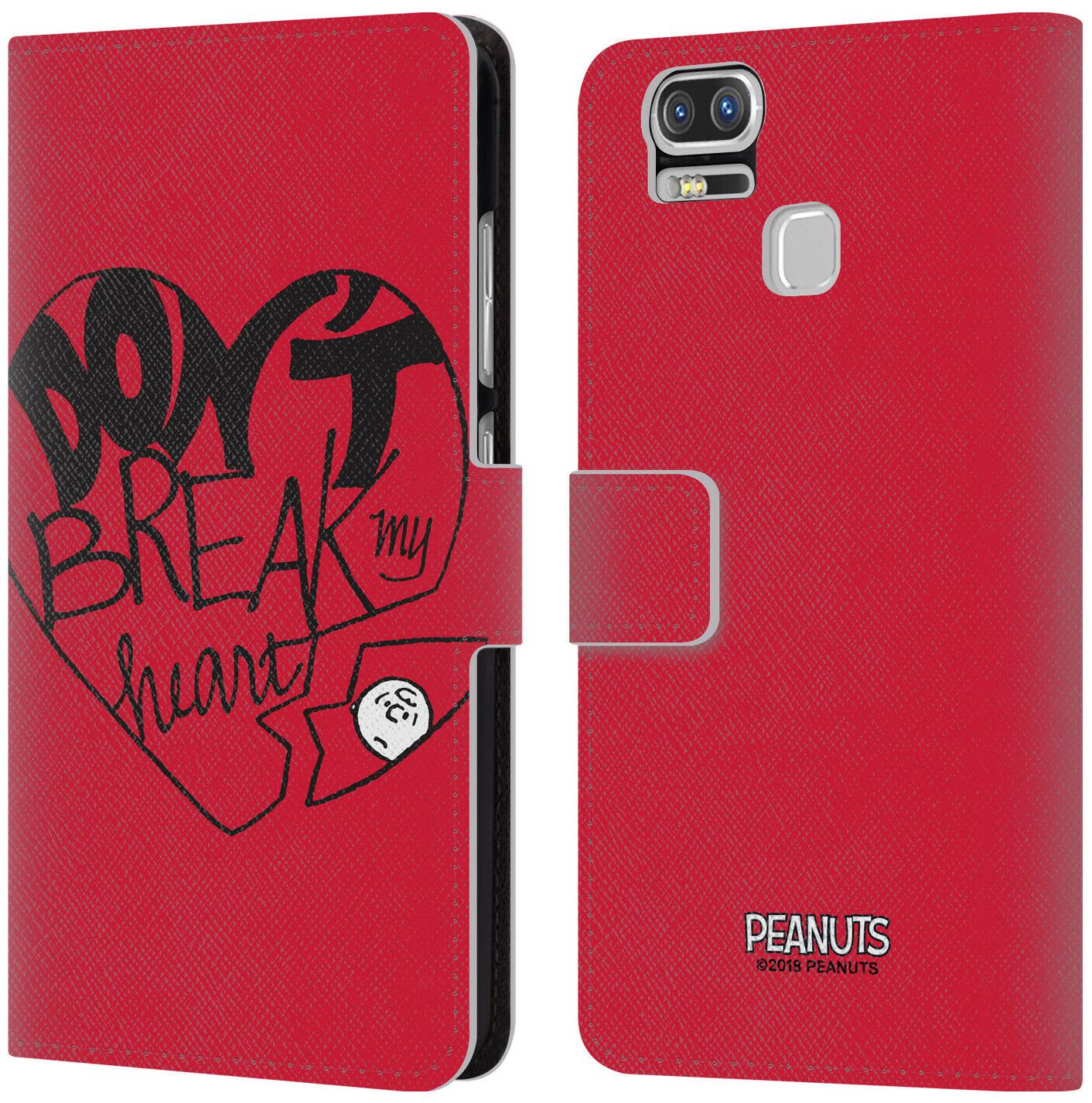 

OFFICIAL PEANUTS SEALED WITH A KISS LEATHER BOOK CASE FOR ASUS ZENFONE PHONES