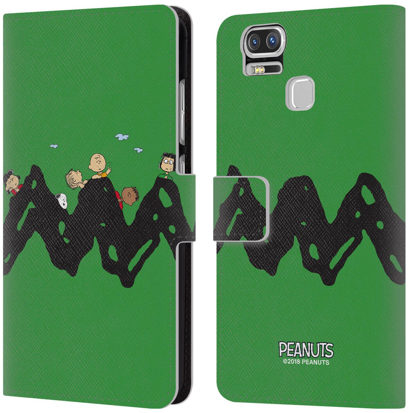 

OFFICIAL PEANUTS CHARACTERS LEATHER BOOK WALLET CASE FOR ASUS ZENFONE PHONES