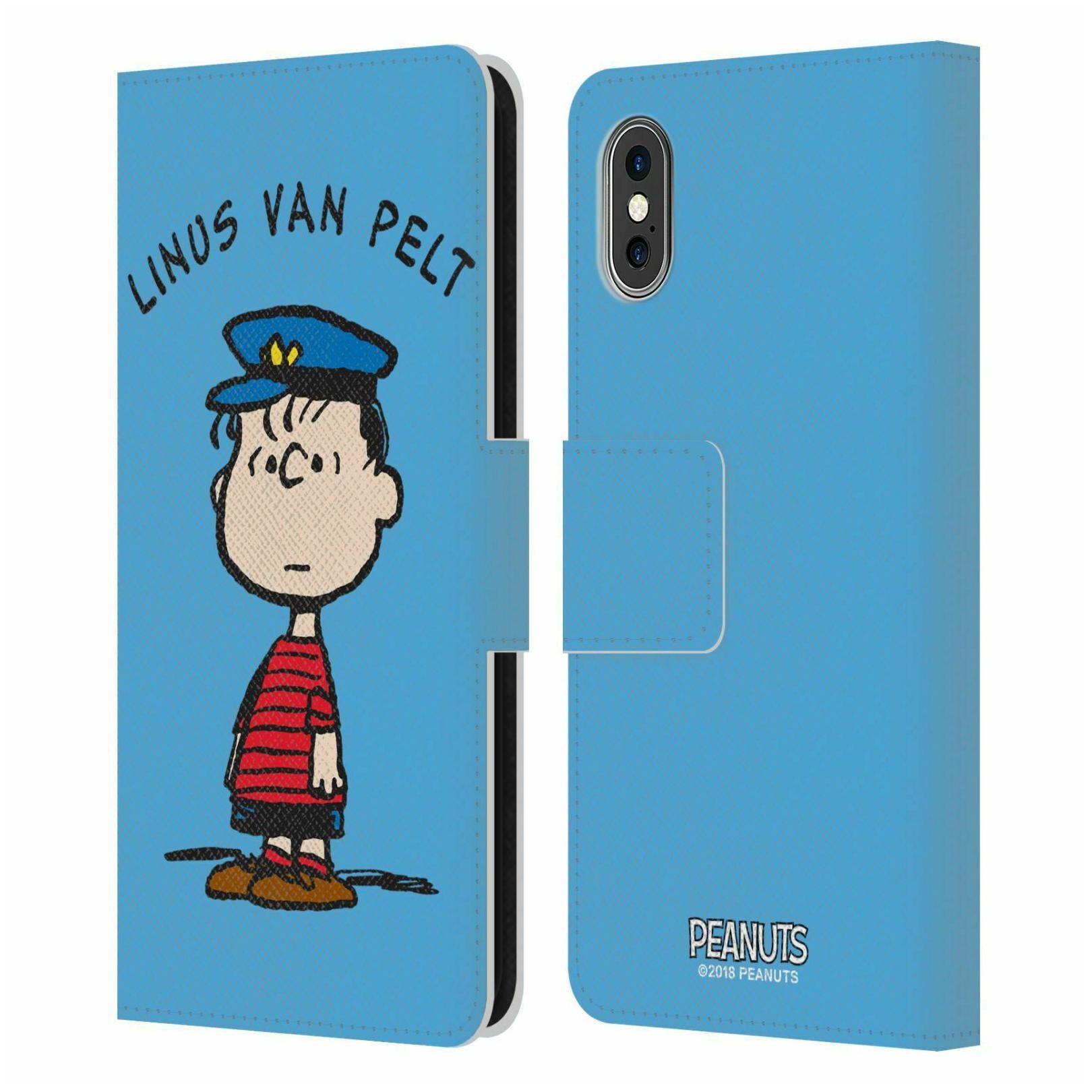

OFFICIAL PEANUTS CHARACTERS LEATHER BOOK WALLET CASE FOR APPLE iPHONE PHONES