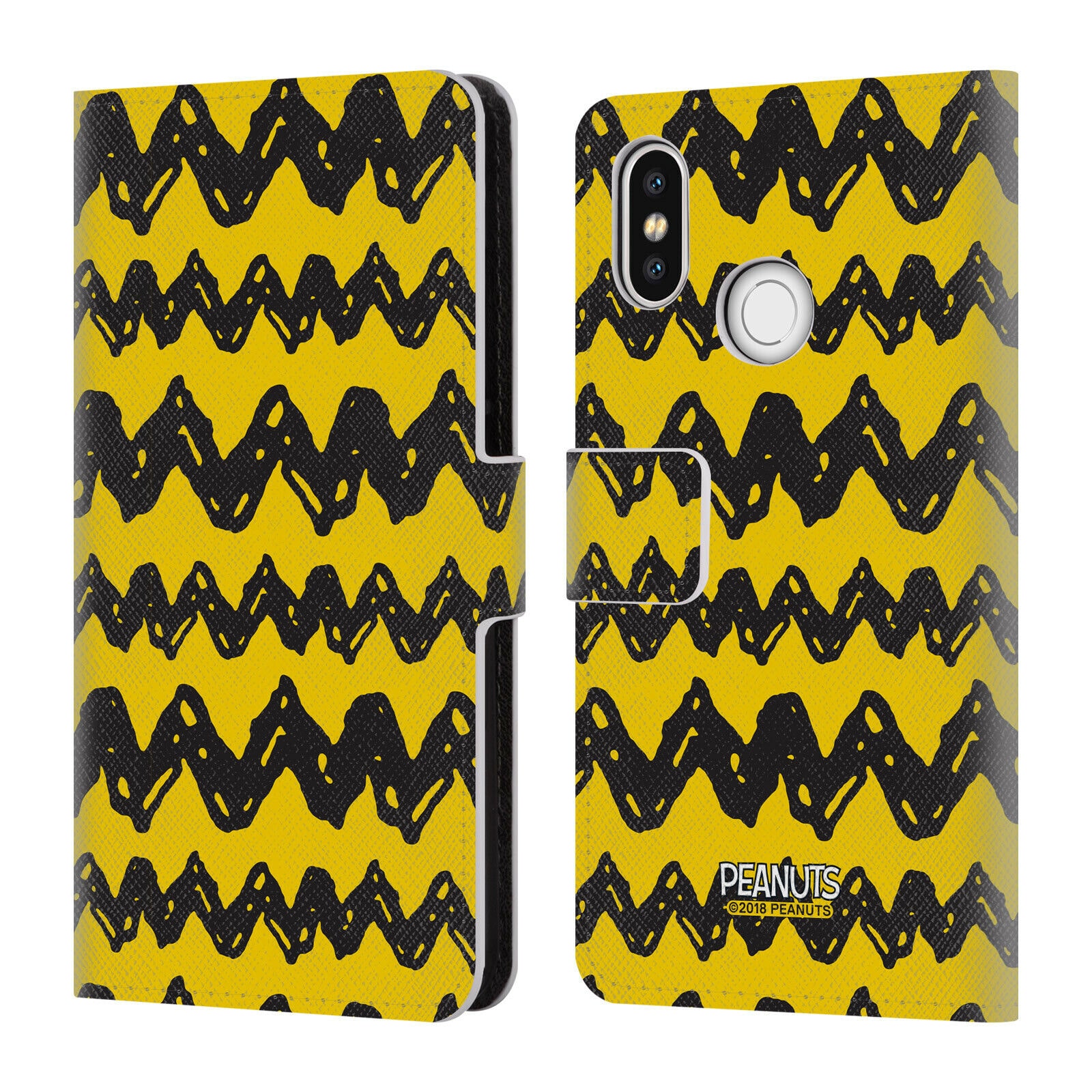 

OFFICIAL PEANUTS CHARLIE BROWN LEATHER BOOK WALLET CASE COVER FOR XIAOMI PHONES