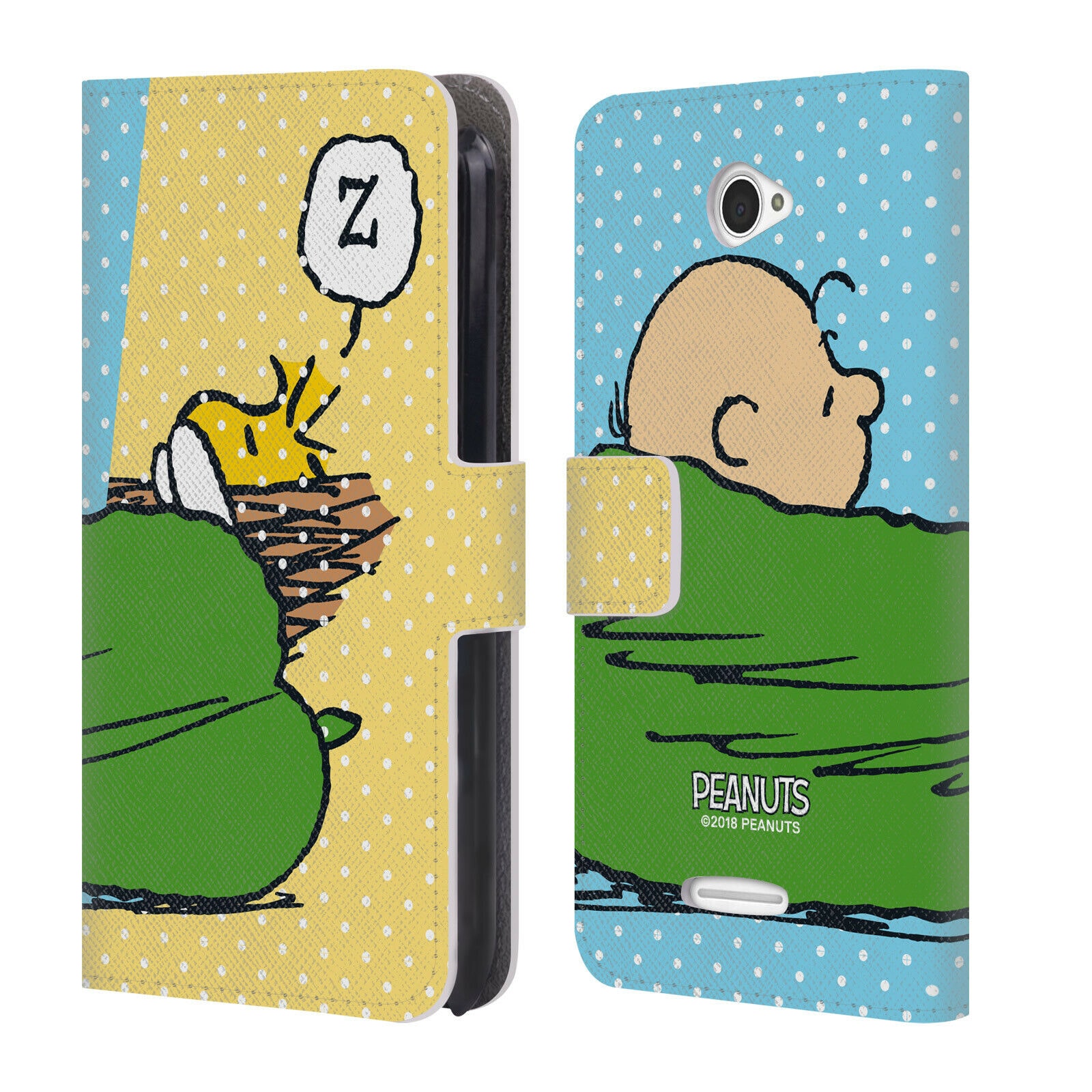

OFFICIAL PEANUTS HALFS AND LAUGHS LEATHER BOOK WALLET CASE FOR SONY PHONES 2