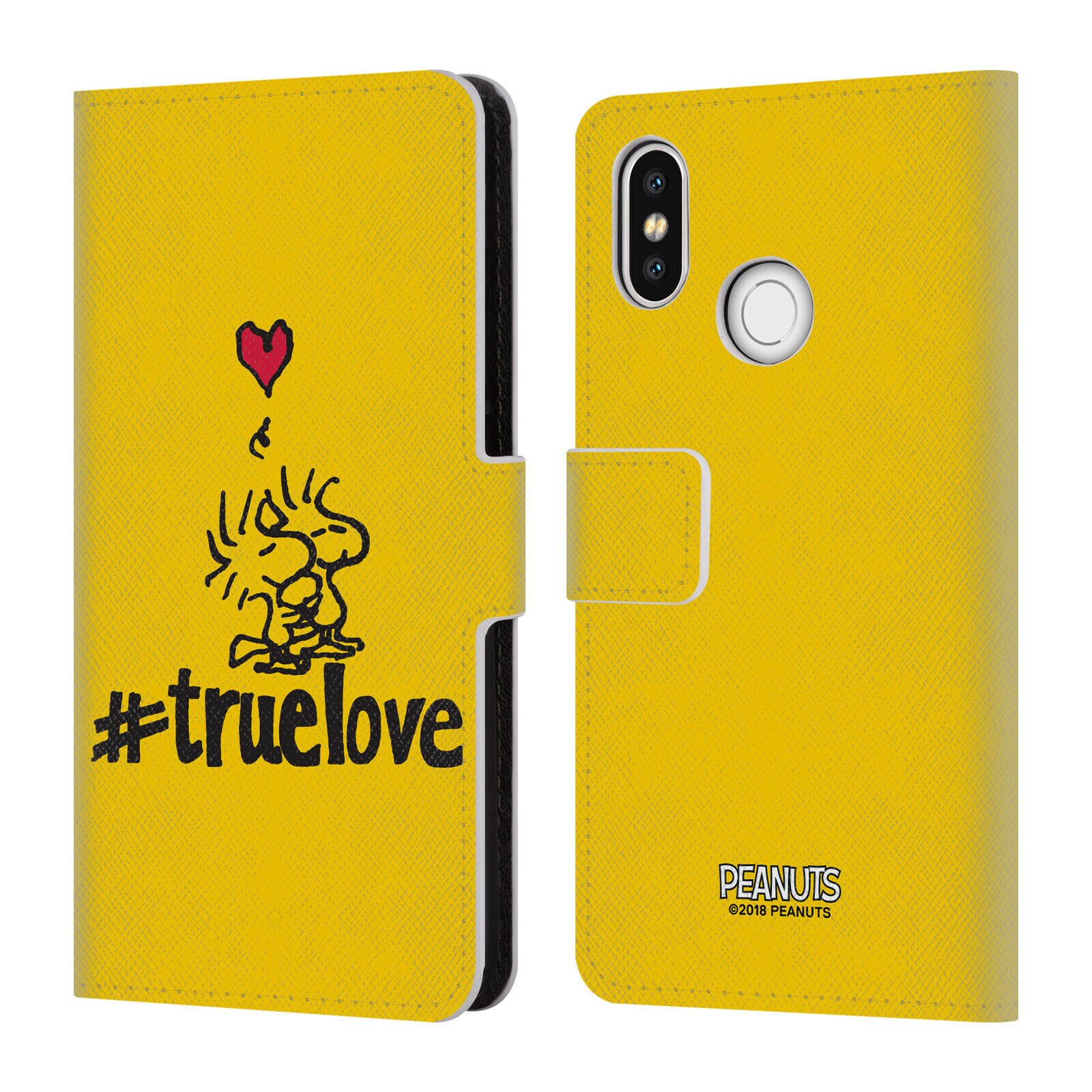 

OFFICIAL PEANUTS SEALED WITH A KISS LEATHER BOOK WALLET CASE FOR XIAOMI PHONES