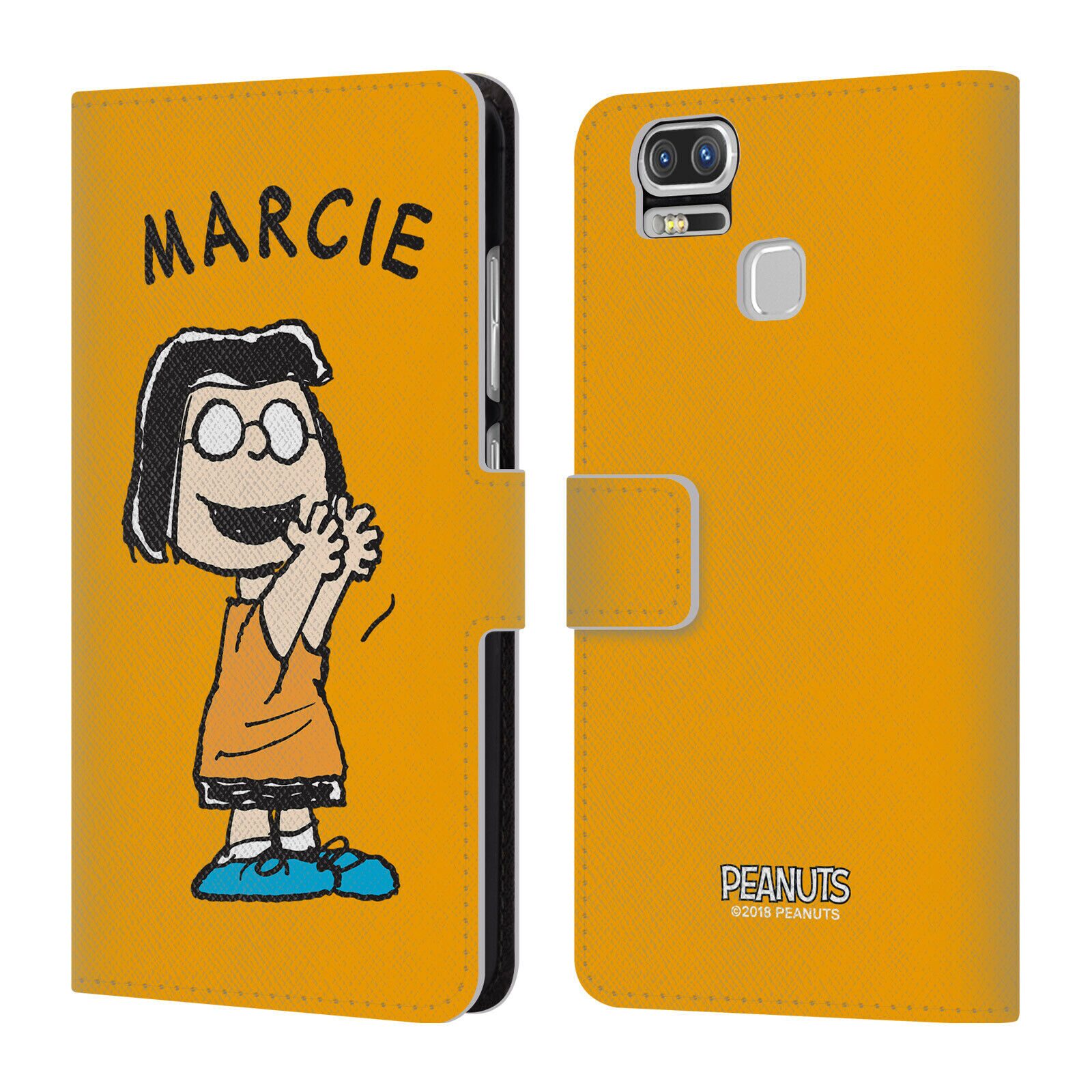 

OFFICIAL PEANUTS CHARACTERS LEATHER BOOK WALLET CASE FOR ASUS ZENFONE PHONES