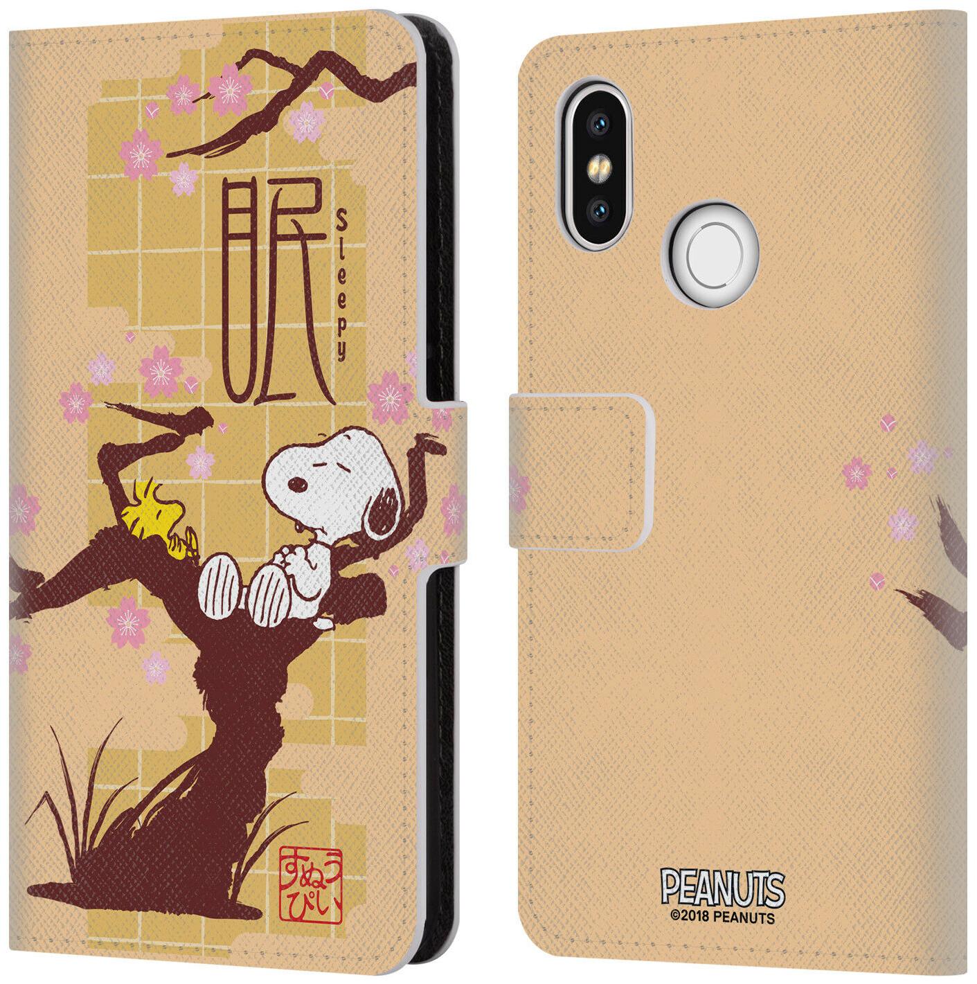 

OFFICIAL PEANUTS ORIENTAL SNOOPY LEATHER BOOK WALLET CASE FOR XIAOMI PHONES
