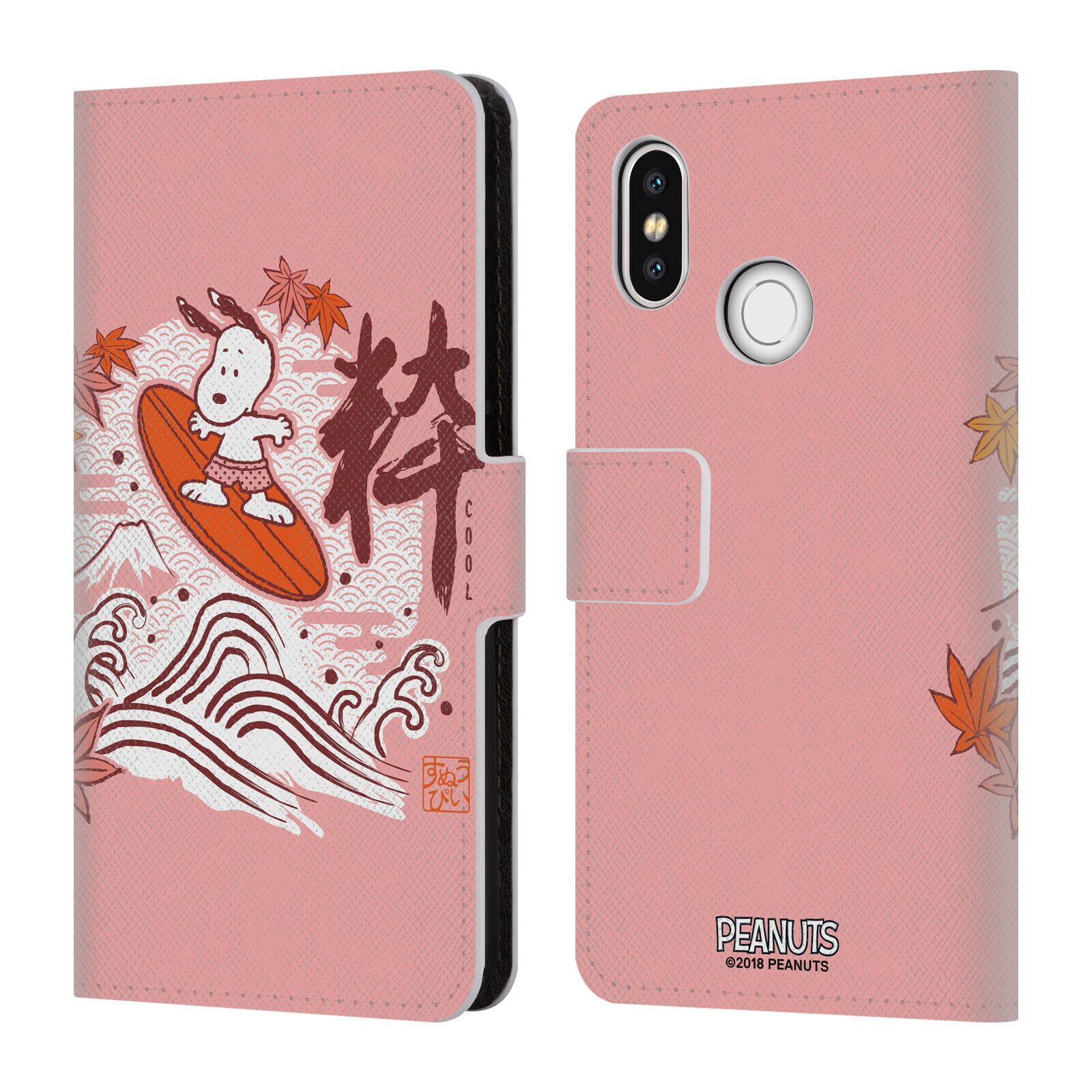 

OFFICIAL PEANUTS ORIENTAL SNOOPY LEATHER BOOK WALLET CASE FOR XIAOMI PHONES