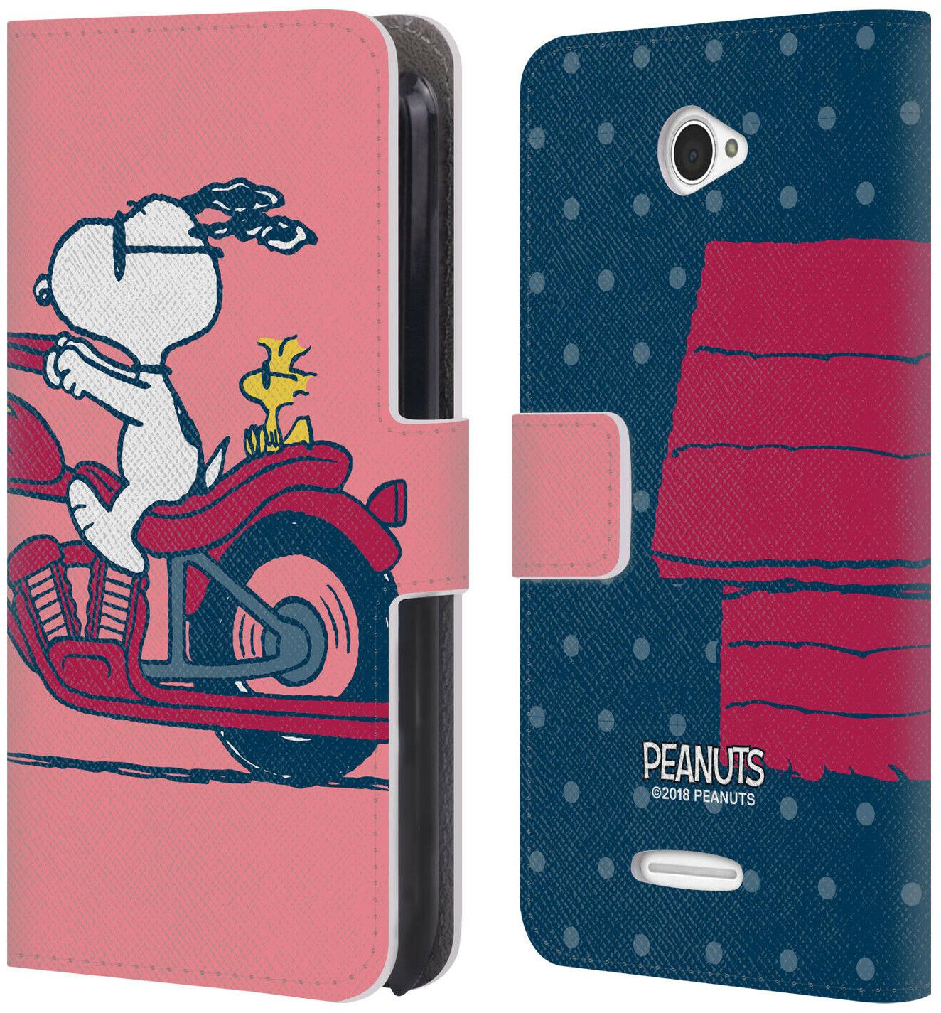 

OFFICIAL PEANUTS HALFS AND LAUGHS LEATHER BOOK WALLET CASE FOR SONY PHONES 2