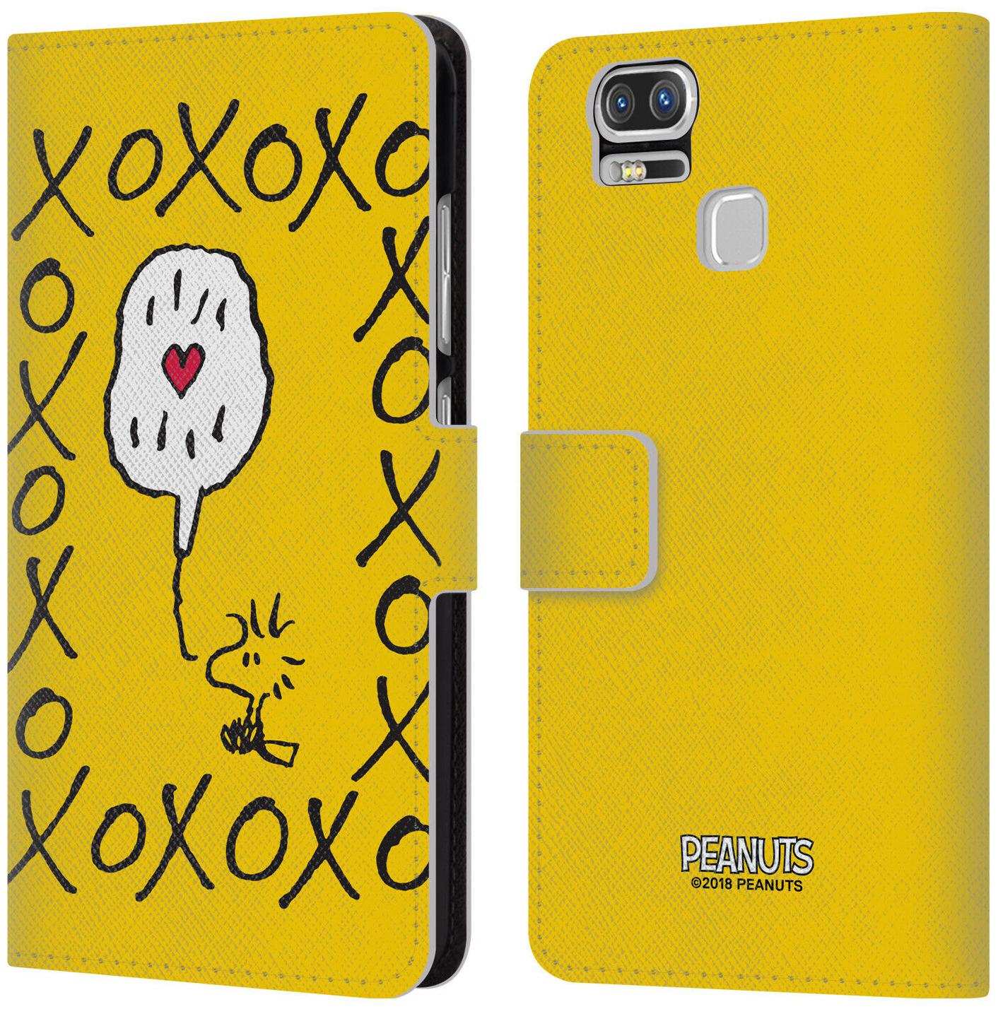 

OFFICIAL PEANUTS SEALED WITH A KISS LEATHER BOOK CASE FOR ASUS ZENFONE PHONES