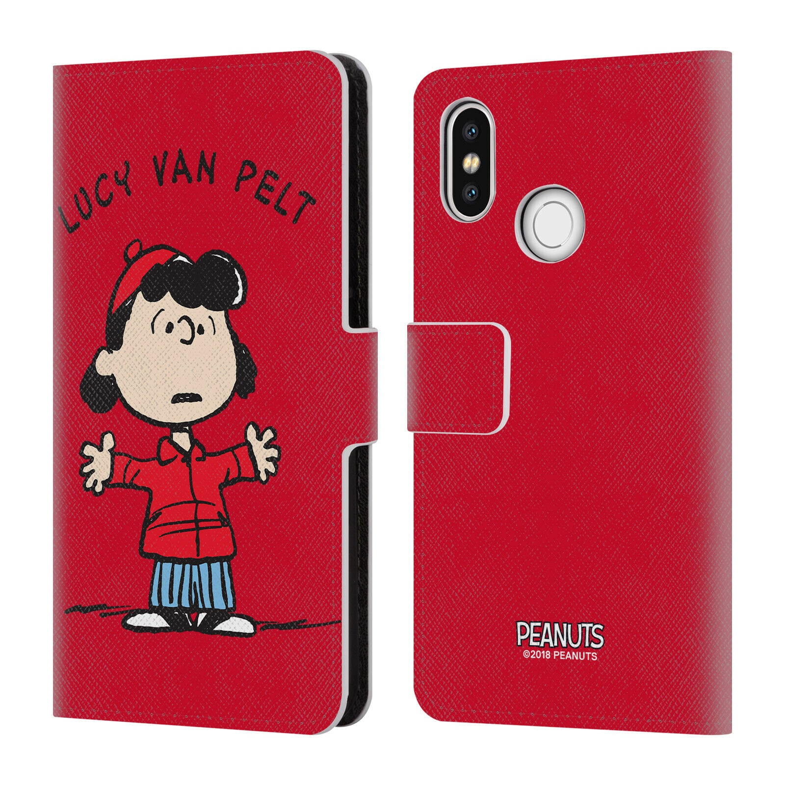 

OFFICIAL PEANUTS CHARACTERS LEATHER BOOK WALLET CASE COVER FOR XIAOMI PHONES