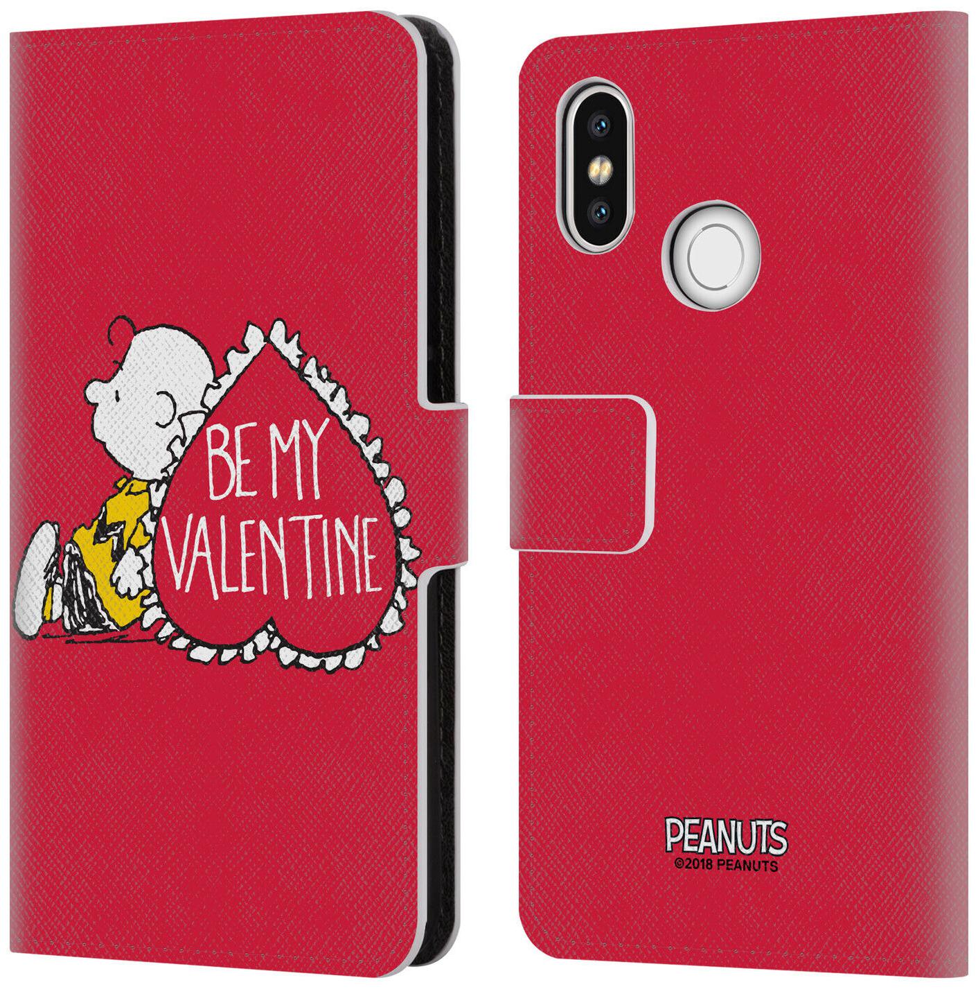 

OFFICIAL PEANUTS SEALED WITH A KISS LEATHER BOOK WALLET CASE FOR XIAOMI PHONES