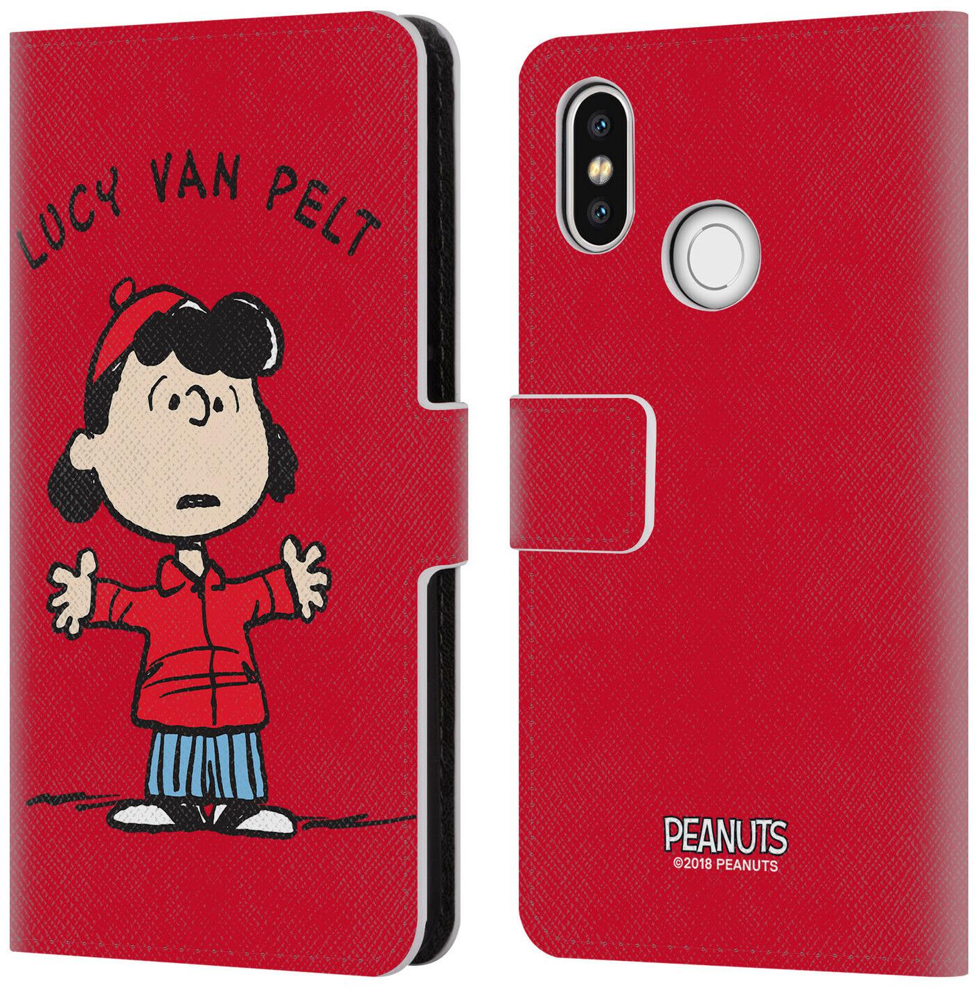 

OFFICIAL PEANUTS CHARACTERS LEATHER BOOK WALLET CASE COVER FOR XIAOMI PHONES