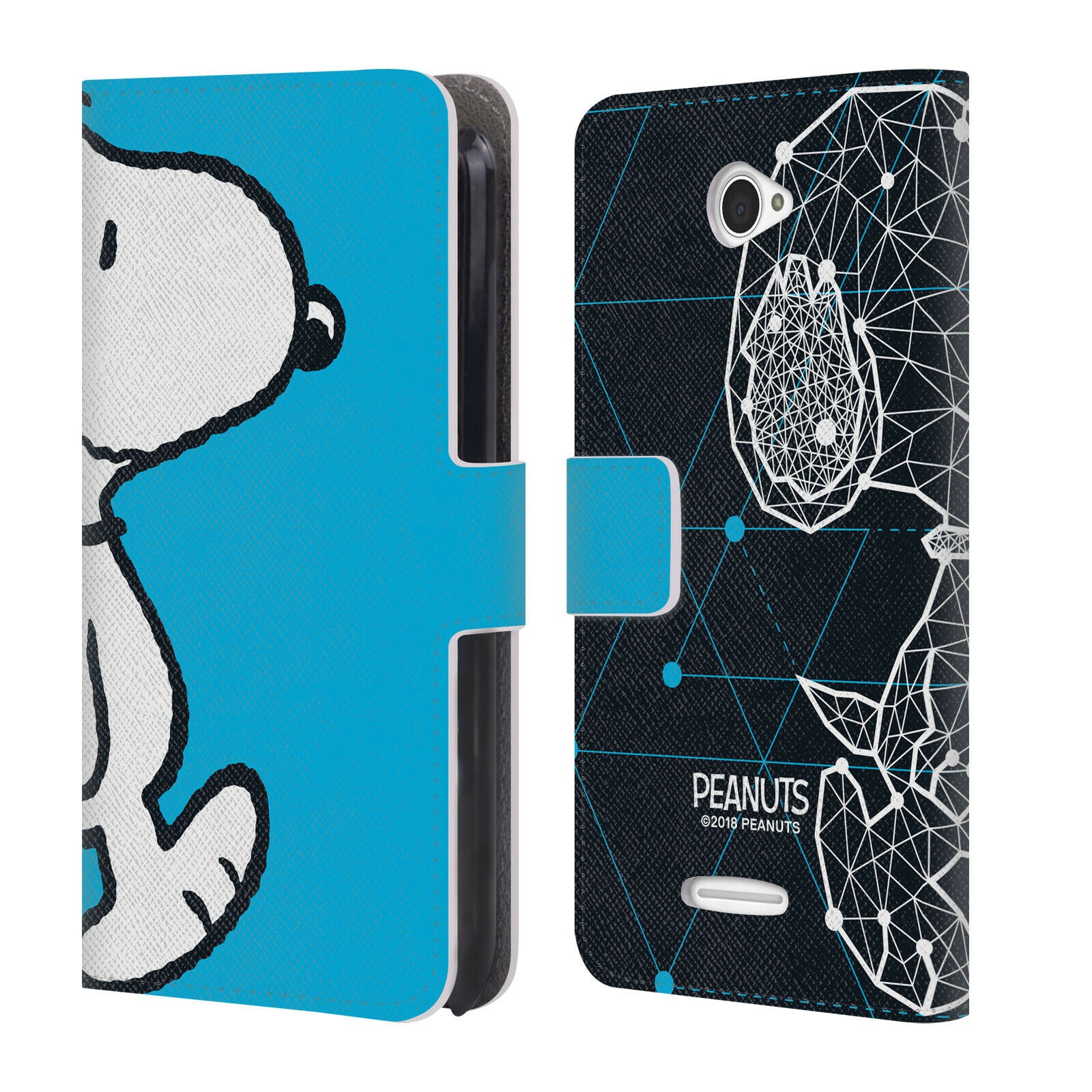 

OFFICIAL PEANUTS HALFS AND LAUGHS LEATHER BOOK WALLET CASE FOR SONY PHONES 2