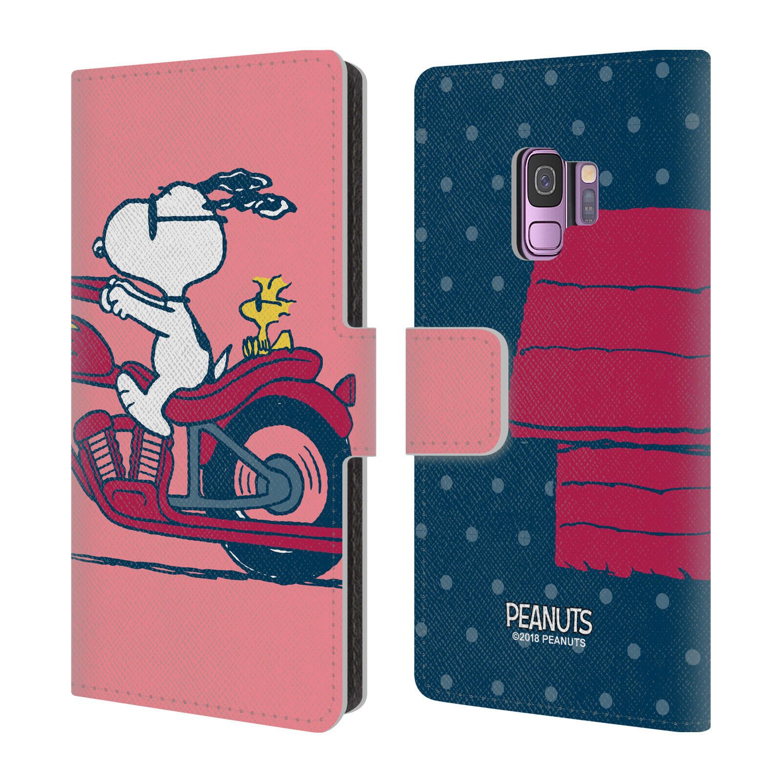 

OFFICIAL PEANUTS HALFS AND LAUGHS LEATHER BOOK WALLET CASE FOR SAMSUNG PHONES 1
