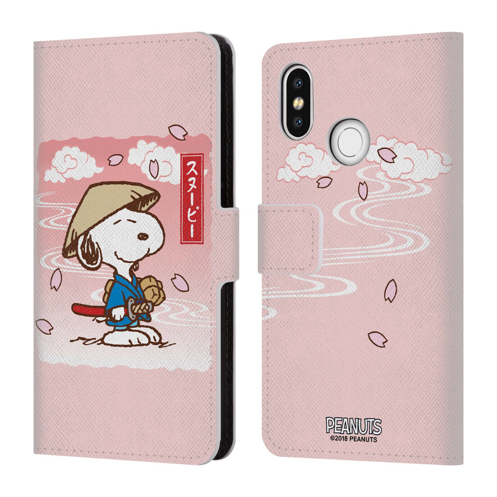 

OFFICIAL PEANUTS ORIENTAL SNOOPY LEATHER BOOK WALLET CASE FOR XIAOMI PHONES