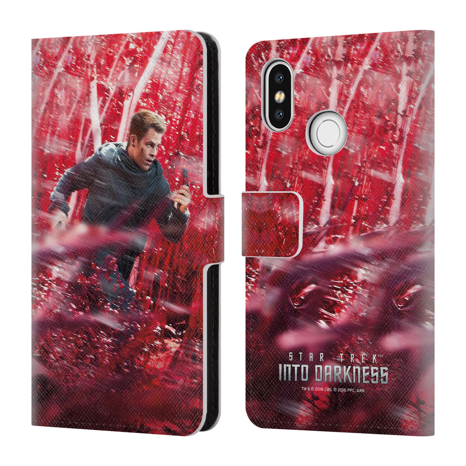 

OFFICIAL STAR TREK POSTERS INTO DARKNESS XII LEATHER BOOK CASE FOR XIAOMI PHONES