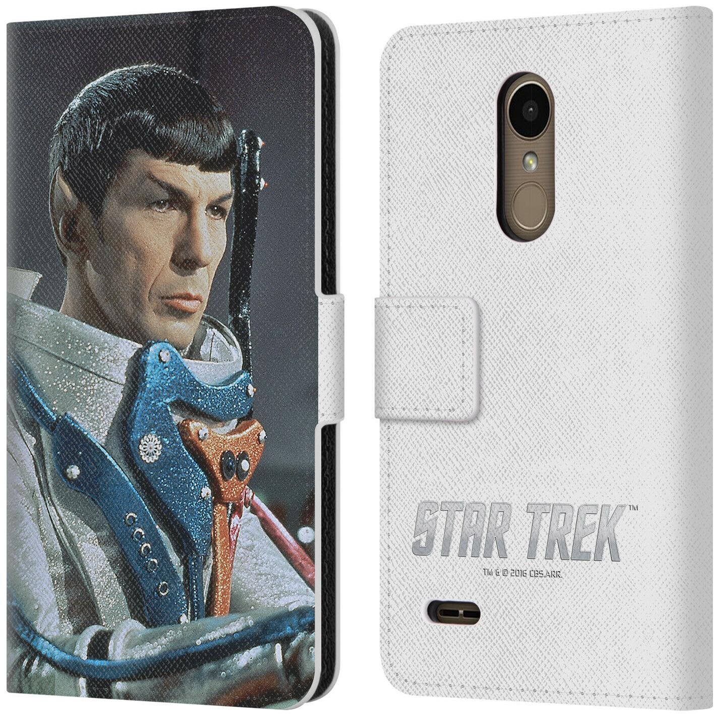 

OFFICIAL STAR TREK SPOCK LEATHER BOOK WALLET CASE FOR LG PHONES 1
