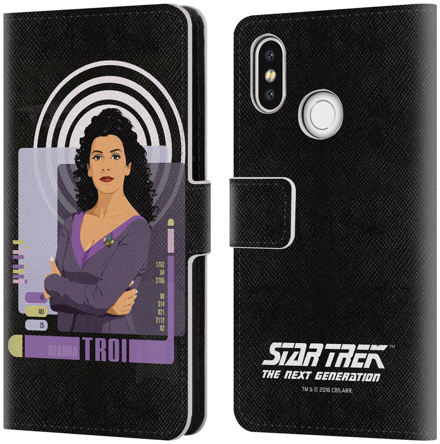 

OFFICIAL STAR TREK ICONIC CHARACTERS TNG LEATHER BOOK CASE FOR XIAOMI PHONES