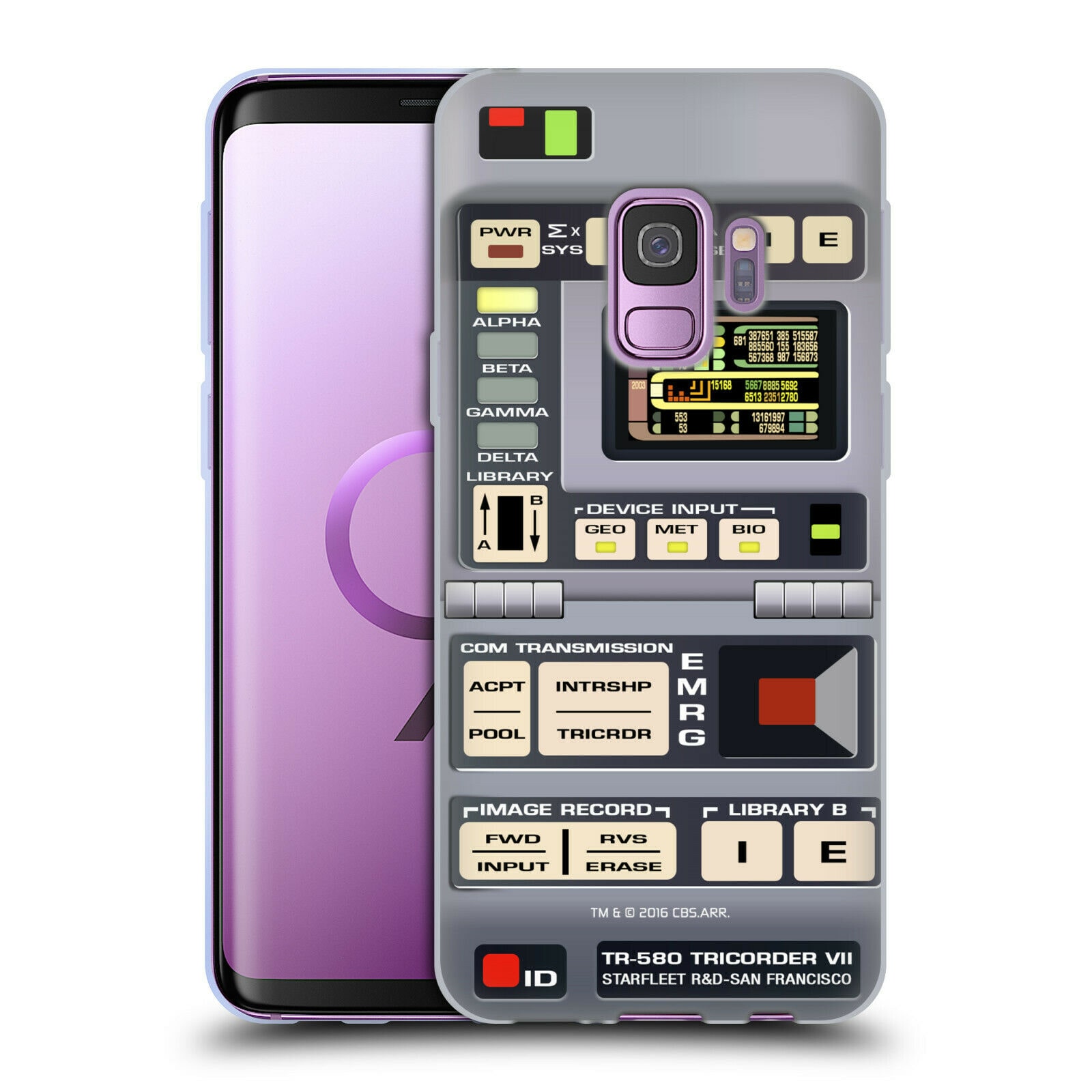 

OFFICIAL STAR TREK GADGETS TNG GEL CASE FOR SAMSUNG PHONES 1