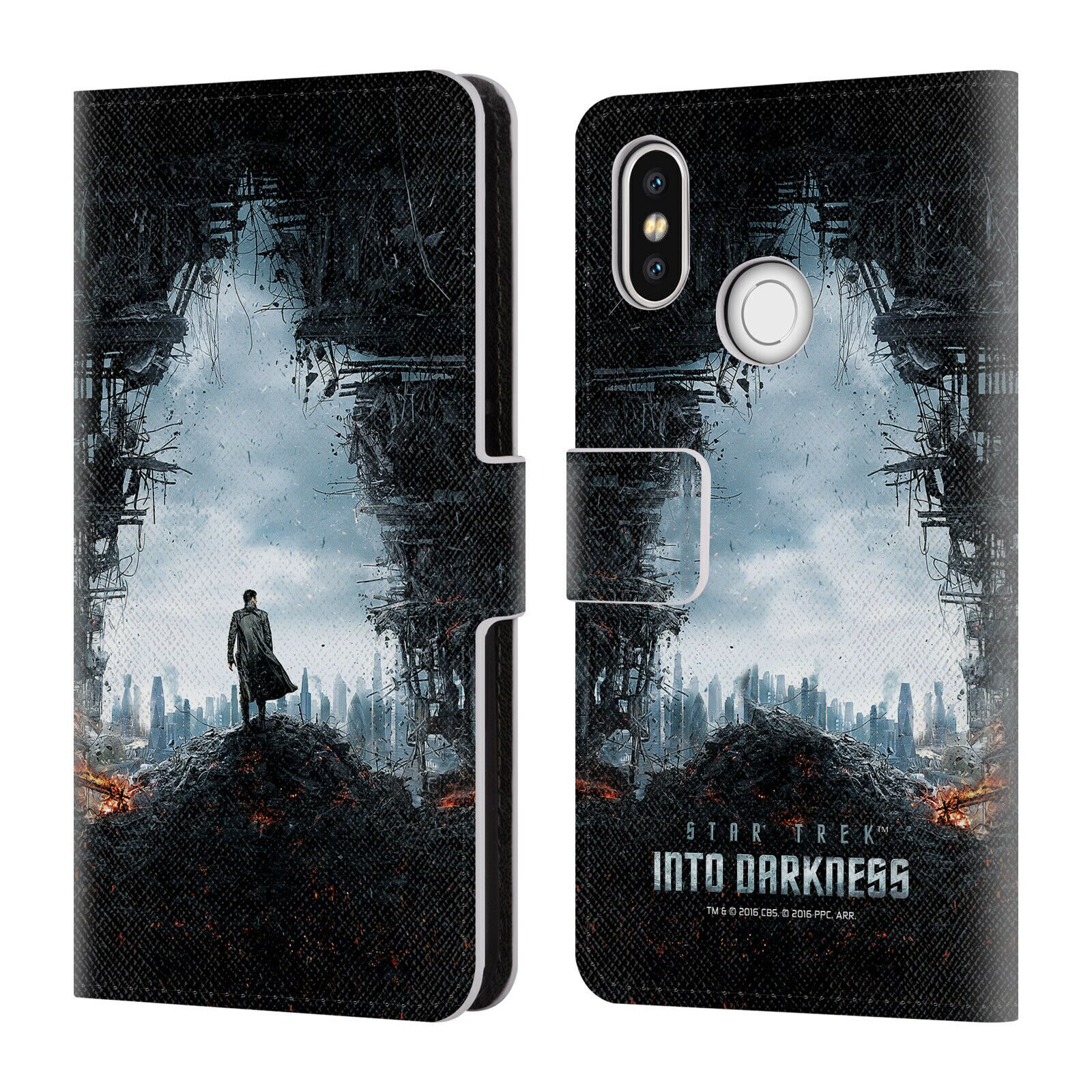 

OFFICIAL STAR TREK POSTERS INTO DARKNESS XII LEATHER BOOK CASE FOR XIAOMI PHONES