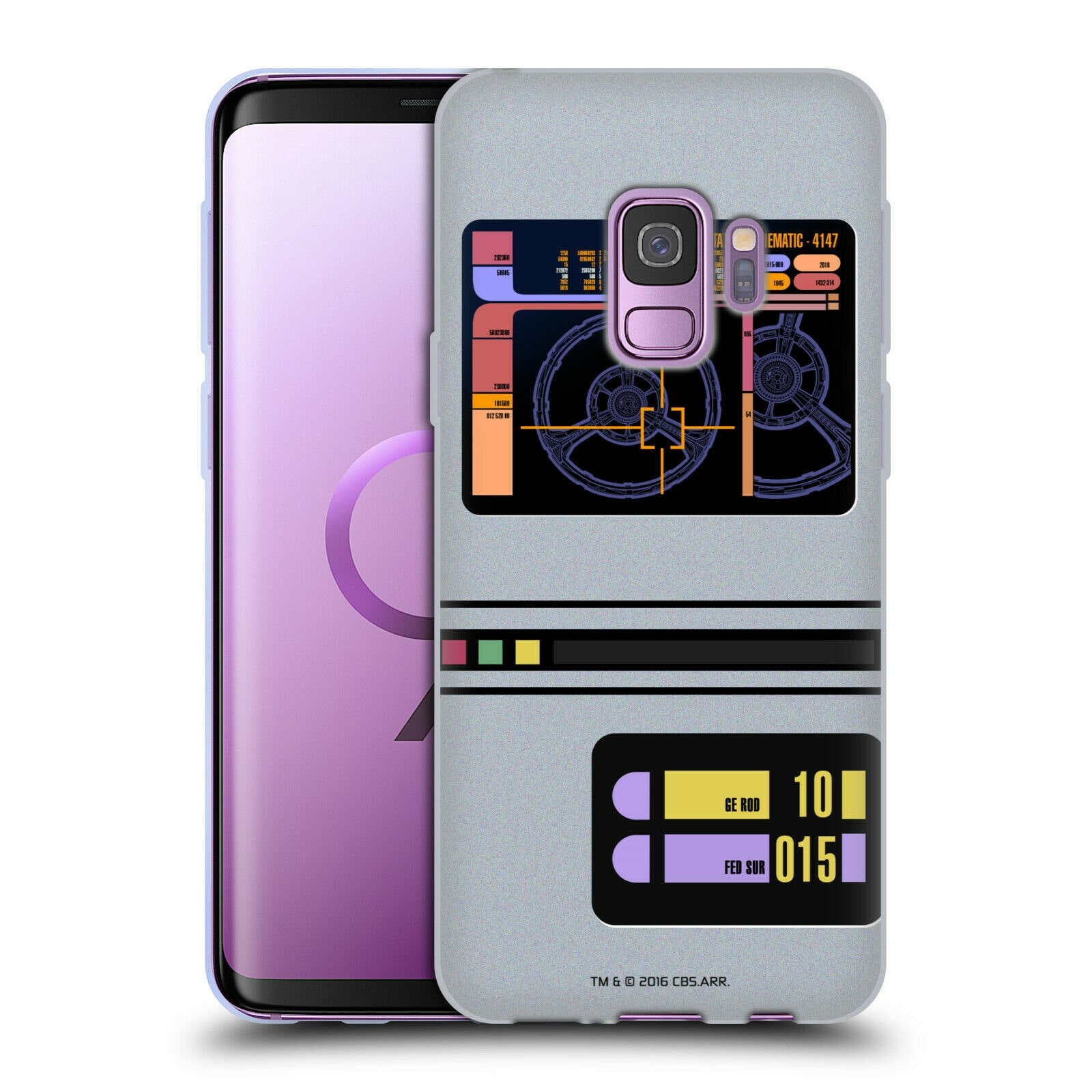 

OFFICIAL STAR TREK GADGETS TNG GEL CASE FOR SAMSUNG PHONES 1