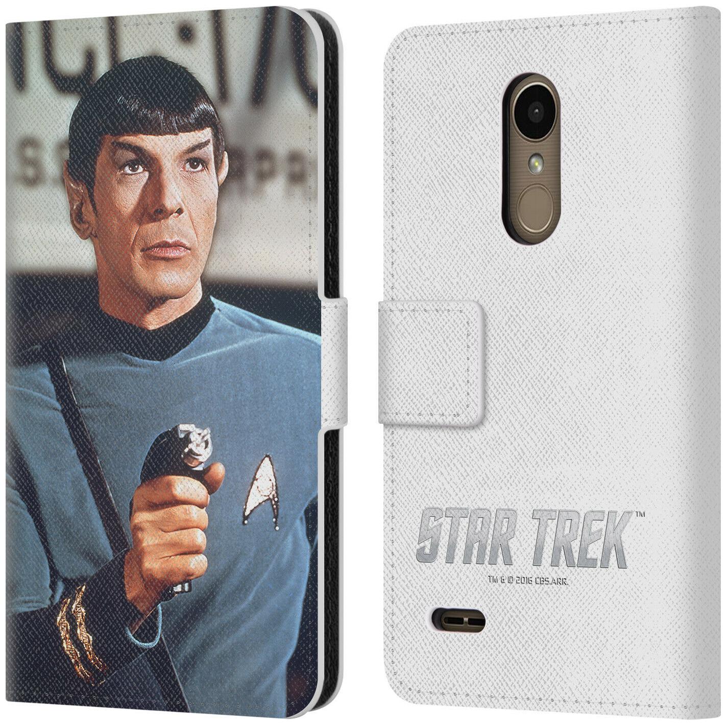 

OFFICIAL STAR TREK SPOCK LEATHER BOOK WALLET CASE FOR LG PHONES 1