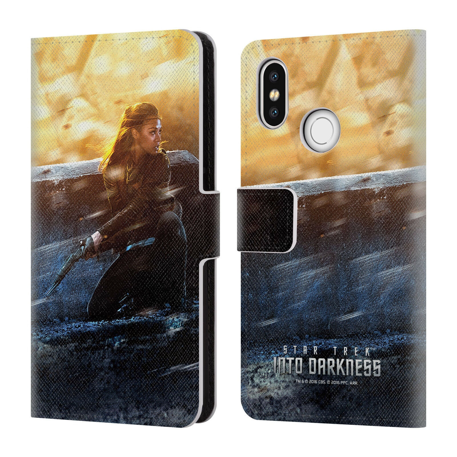 

OFFICIAL STAR TREK POSTERS INTO DARKNESS XII LEATHER BOOK CASE FOR XIAOMI PHONES