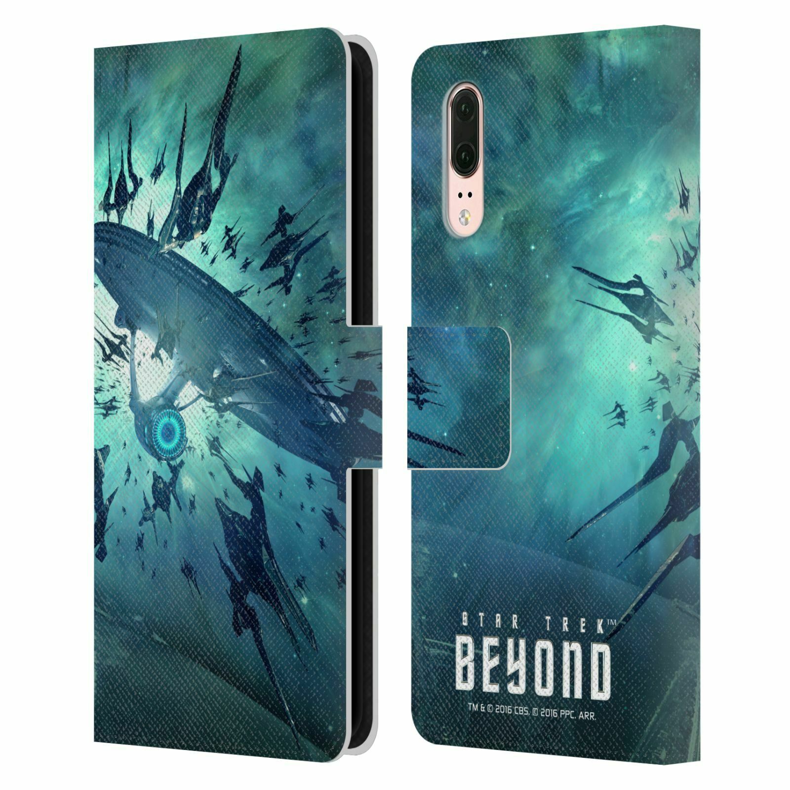 

OFFICIAL STAR TREK POSTERS BEYOND XIII LEATHER BOOK CASE FOR HUAWEI PHONES