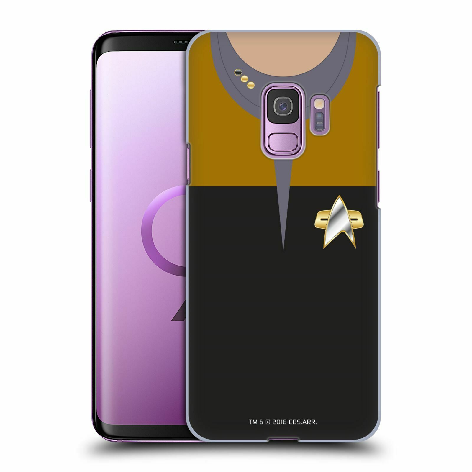 

OFFICIAL STAR TREK UNIFORMS AND BADGES DS9 BACK CASE FOR SAMSUNG PHONES 1