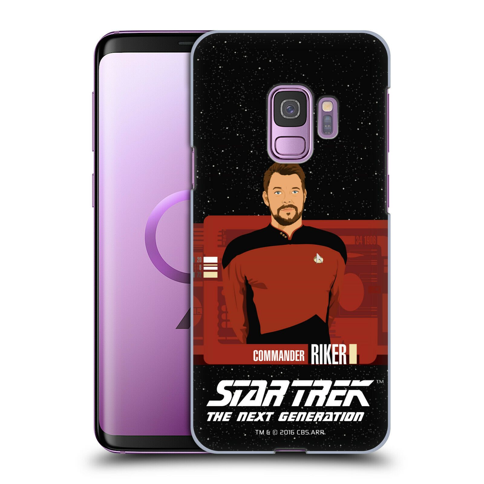 

OFFICIAL STAR TREK ICONIC CHARACTERS TNG BACK CASE FOR SAMSUNG PHONES 1