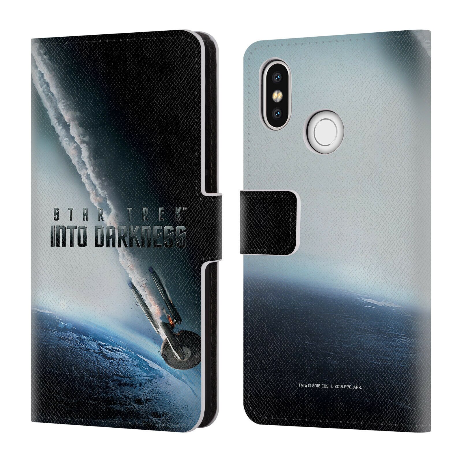 

OFFICIAL STAR TREK POSTERS INTO DARKNESS XII LEATHER BOOK CASE FOR XIAOMI PHONES