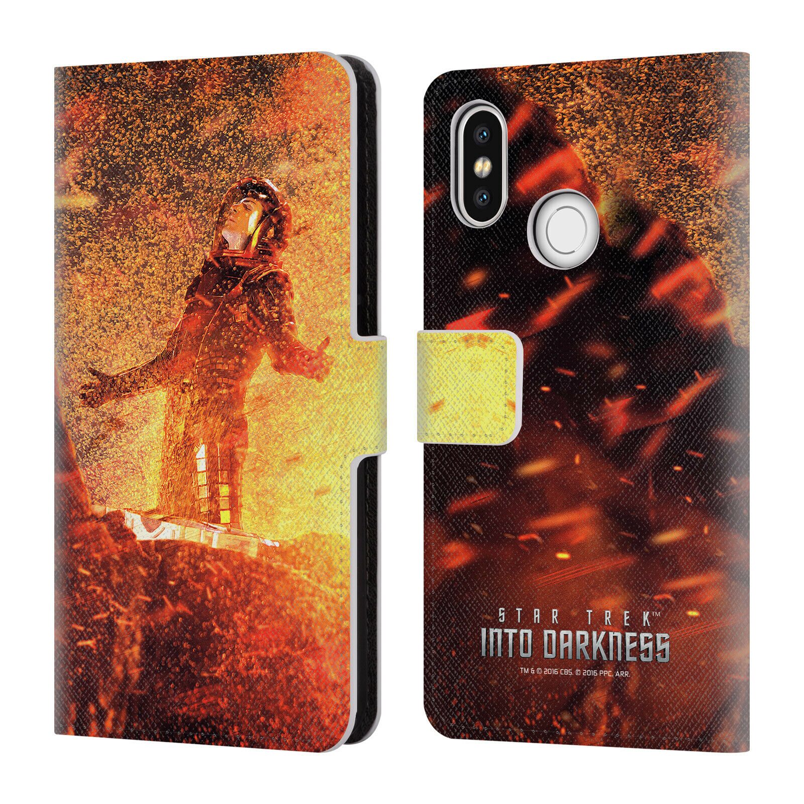 

OFFICIAL STAR TREK POSTERS INTO DARKNESS XII LEATHER BOOK CASE FOR XIAOMI PHONES