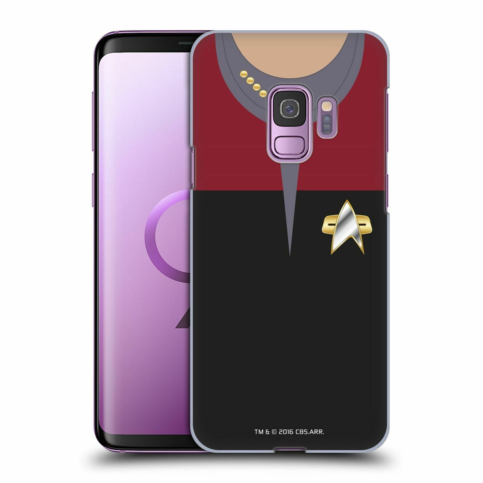 

OFFICIAL STAR TREK UNIFORMS AND BADGES DS9 BACK CASE FOR SAMSUNG PHONES 1