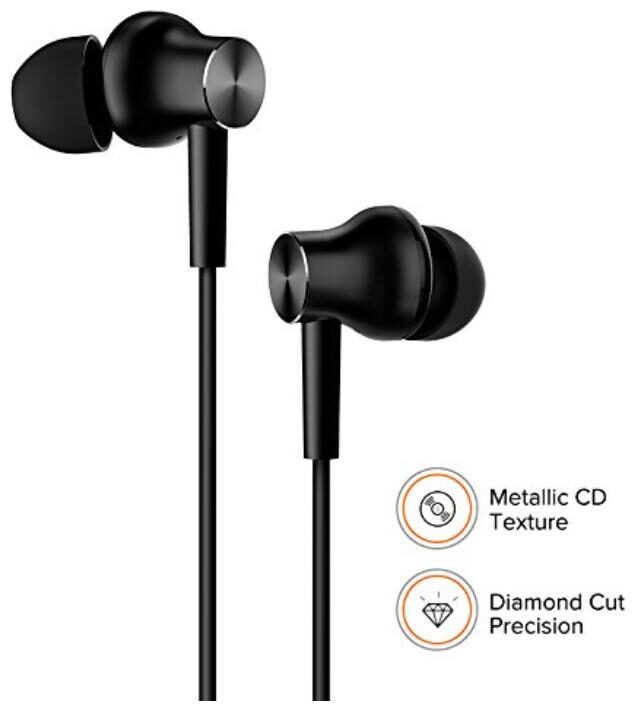 

ONE94STORE MI-BLACK-MI-5 In-Ear Wired Headphone ( Black )