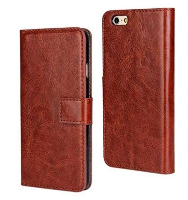 

OnePlus 5T Flip Cover Leather Case Premium( Brown)