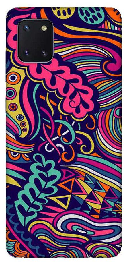 

OnHigh Designer Printed Hard Back Cover Case For Samsung Note 10 Lite Colourful Rangoli