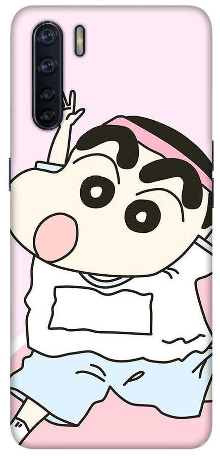 

OnHigh Designer Printed Hard Back Cover Case For Oppo F15 Black Base on Leaves