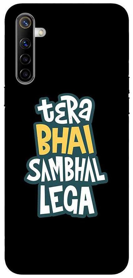 

OnHigh Designer Printed Hard Back Cover Case For Oppo Realme 6 Pro Bhai Sambhal Lega