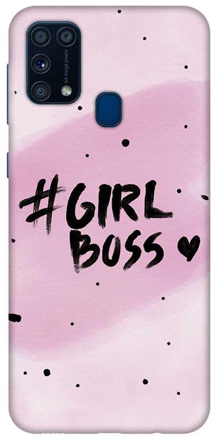 

OnHigh Designer Printed Hard Back Cover Case For Samsung M21 Girl Boss