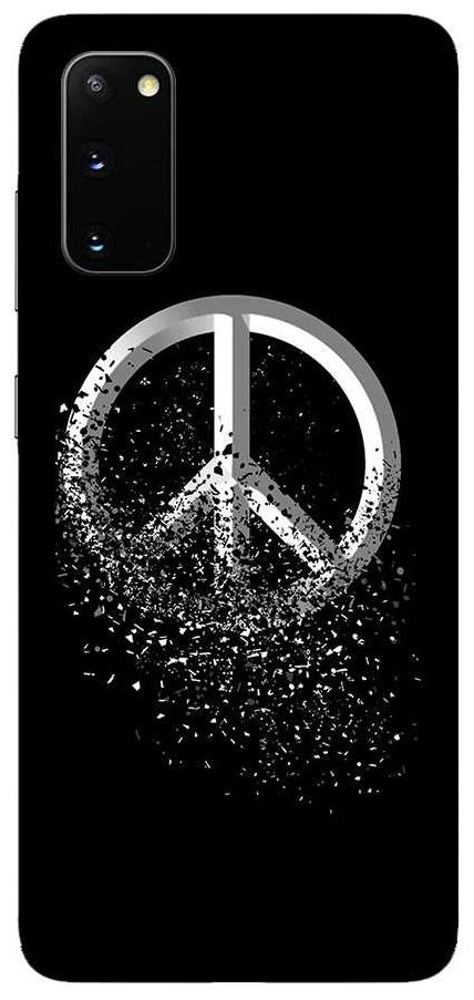 

OnHigh Designer Printed Hard Back Cover Case For Samsung S20 Silver Logo
