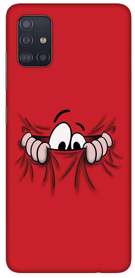 

OnHigh Designer Printed Hard Back Cover Case For Samsung A51 Save Me Please