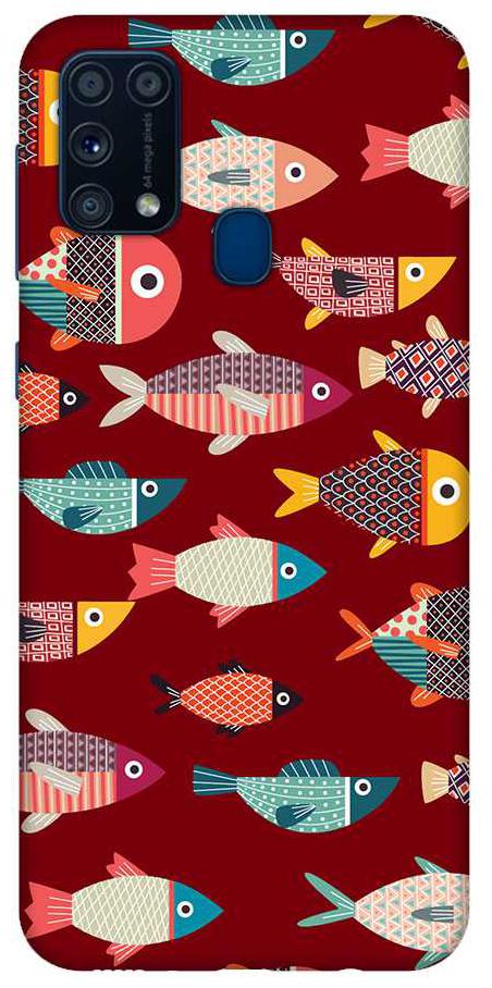 

OnHigh Designer Printed Hard Back Cover Case For Samsung Galaxy F41 Multi