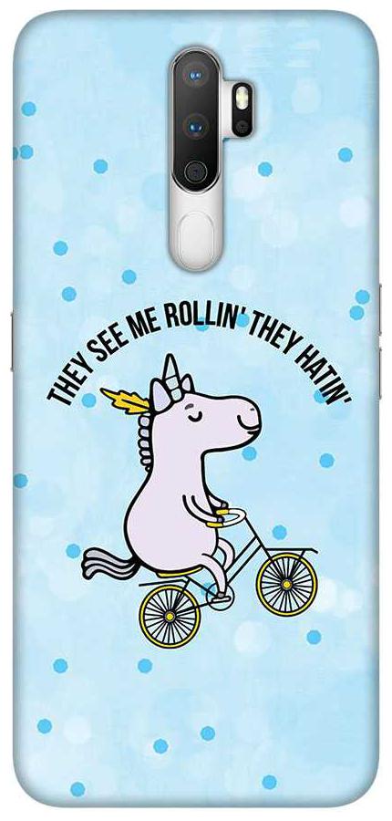 

OnHigh Plastic Back Cover For Oppo A5 2020 ( Multi )