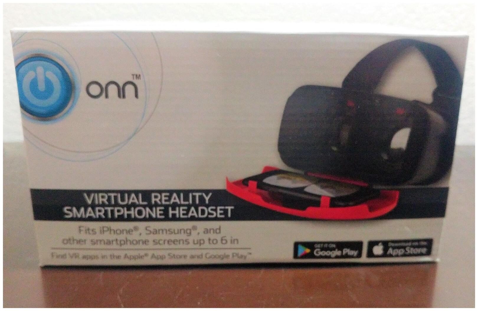 

ONN VIRTUAL REALITY SMARTPHONE HEADSET FITS iPHONE SAMSUNG OTHERS NEW IN BOX