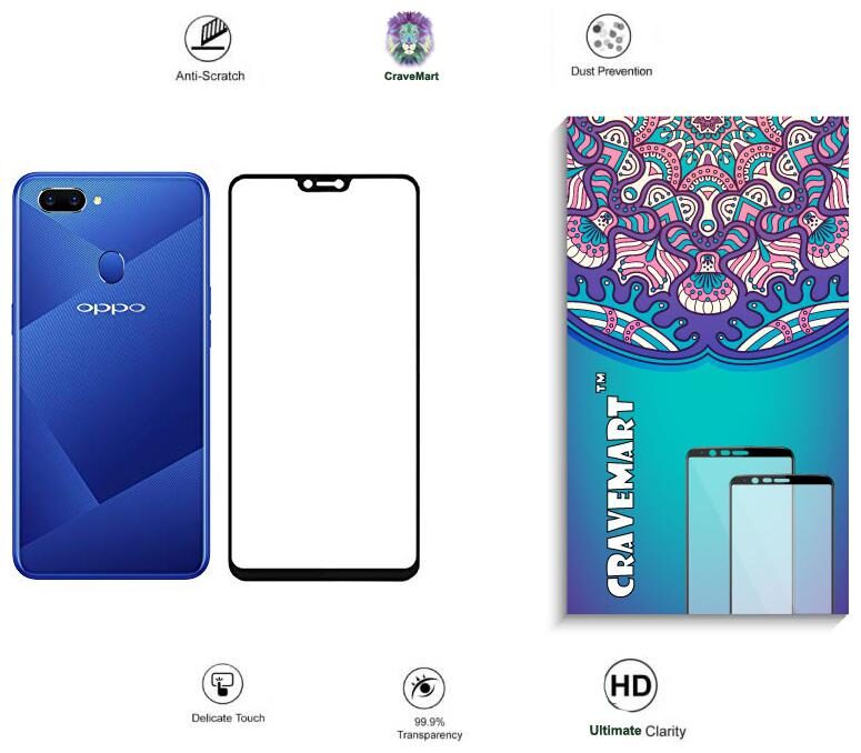 

Oppo A5s (AX5s)Edge To Edge Tempered GlassFull Glue