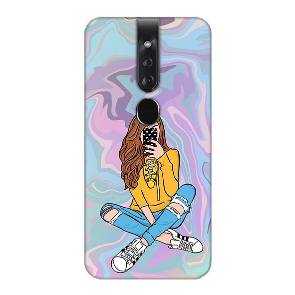 

SY Gifts Plastic Back Cover For Oppo F11 Pro ( Multi )