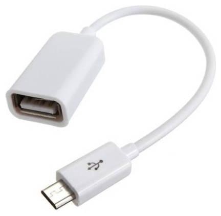 

OTG Cable for Android Phones OTG Cable -Compatible with Mobile Tablet White color