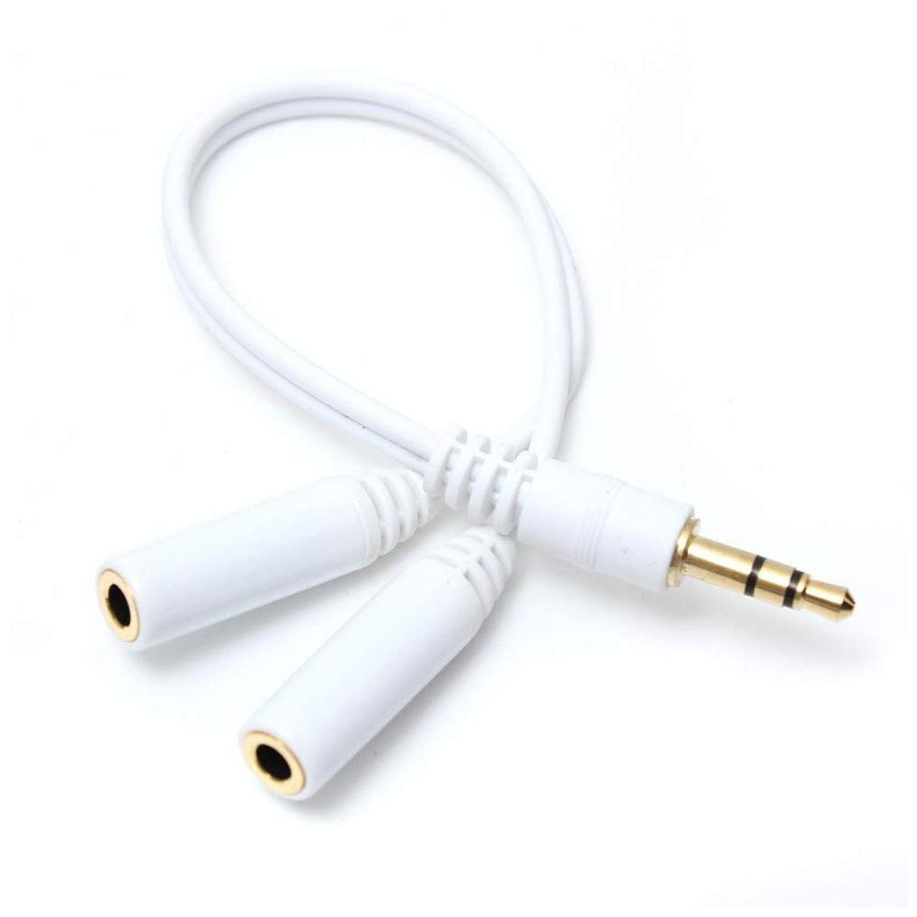 

OUTRE Headphone Splitter 3 5 mm Cable ( 0 1 m White )