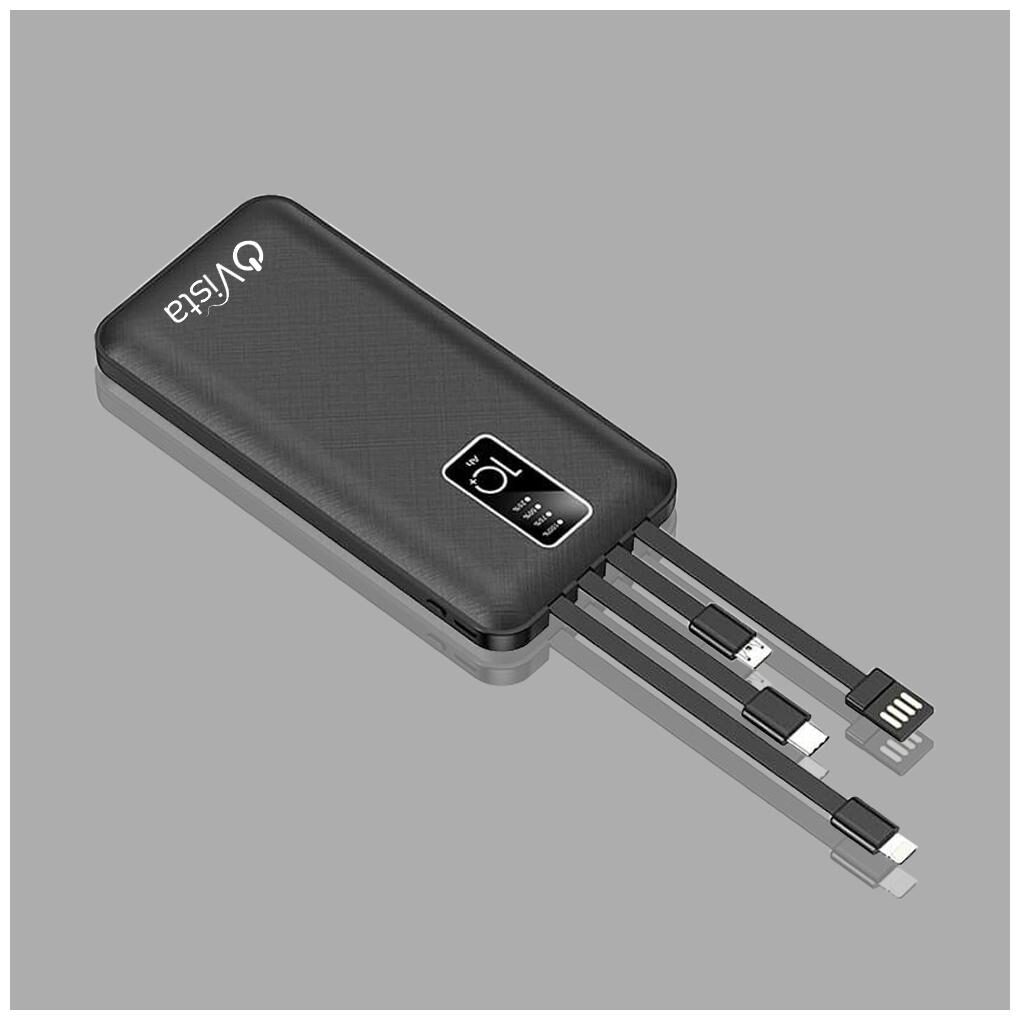 

OVISTA PRB035 10000 mAh Portable Power Bank - Black