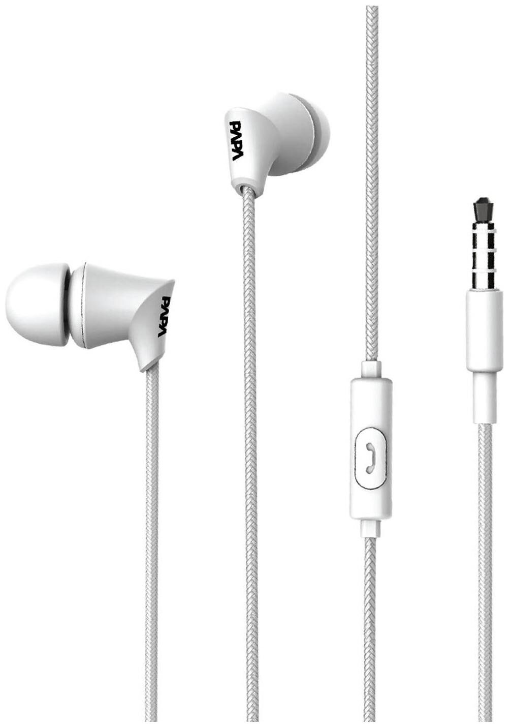 

PAPA PROTECT EFN10W01 In-Ear Wired Headphone ( White )