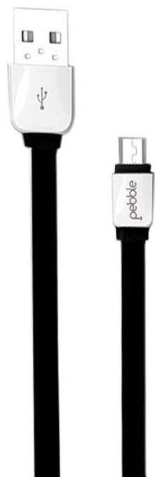 

Pebble (3 m 9 8 ft) Flat MicroUSB cable with Quick Charging High Speed Data Sync